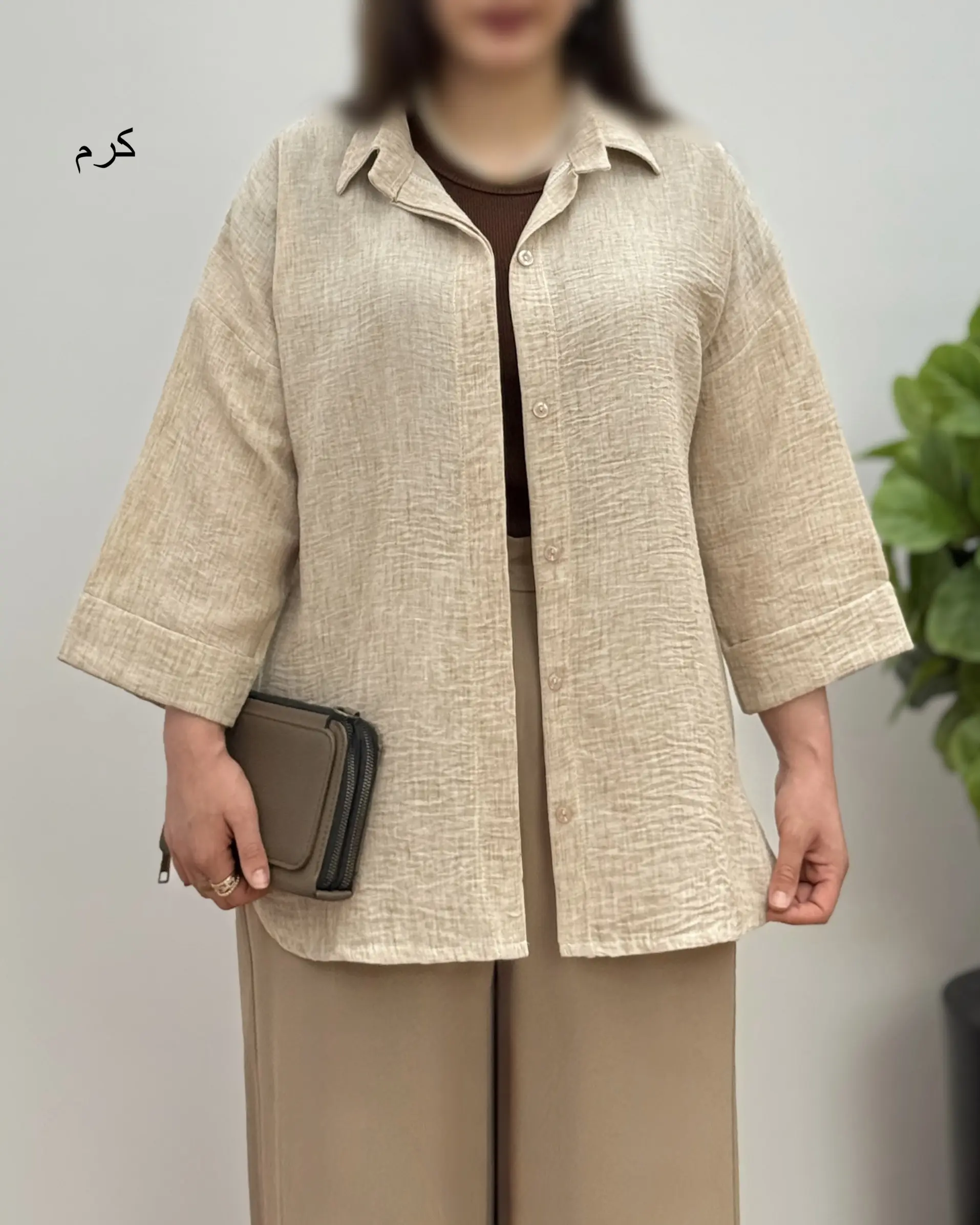 شومیز خنک لینن زارا